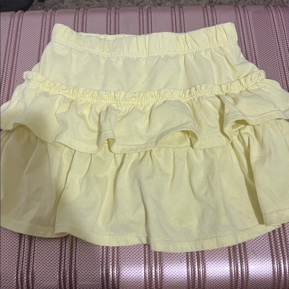 Yellow Ruffle Skirt - Picture 2 of 2